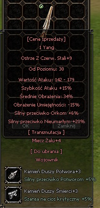 Metin2  Tortuga  RIB +9 34 SR  20 DT  KD +3
