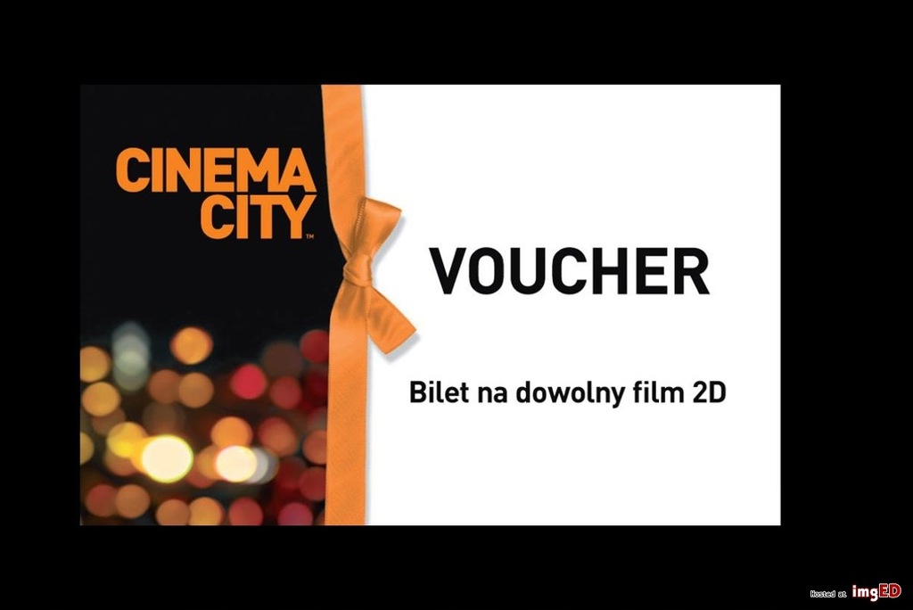 CINEMA CITY - voucher - bilet 2D cała Polska 7 dni