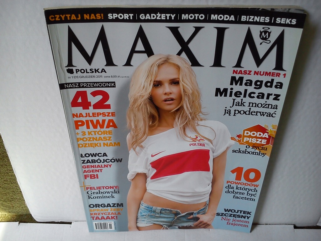 MAXIM NUMER PIERWSZY 12.2011 MAGDALENA MIELCARZ !!