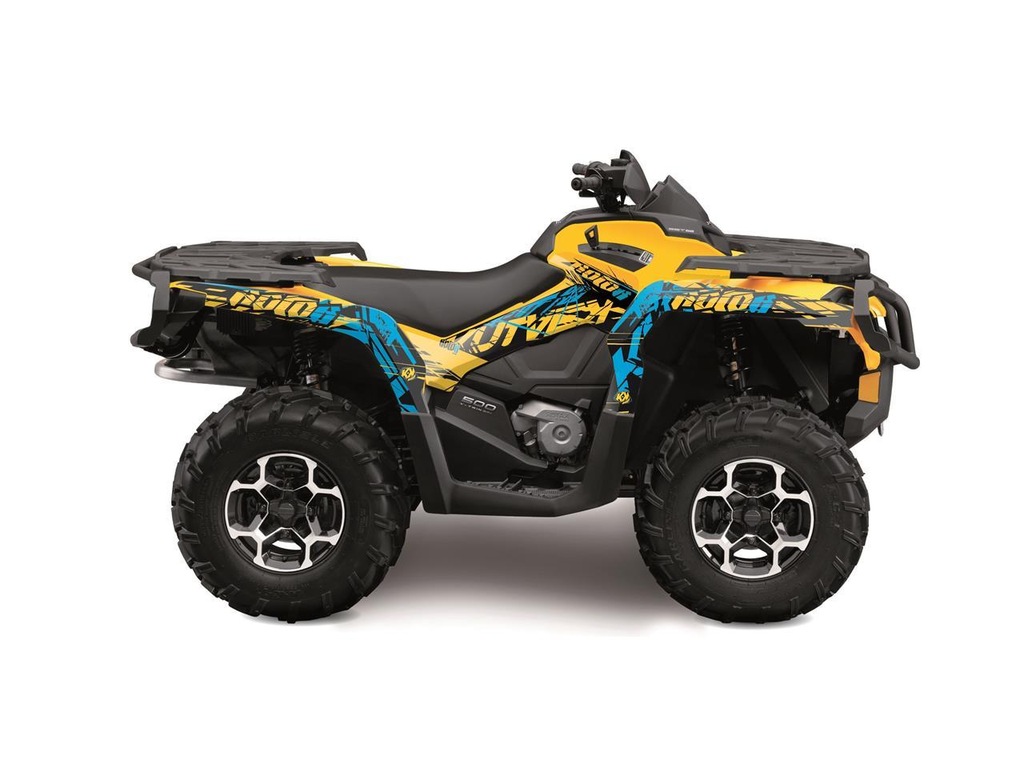 Okleina Can Am Outlander Max 800, 07-11, żółta