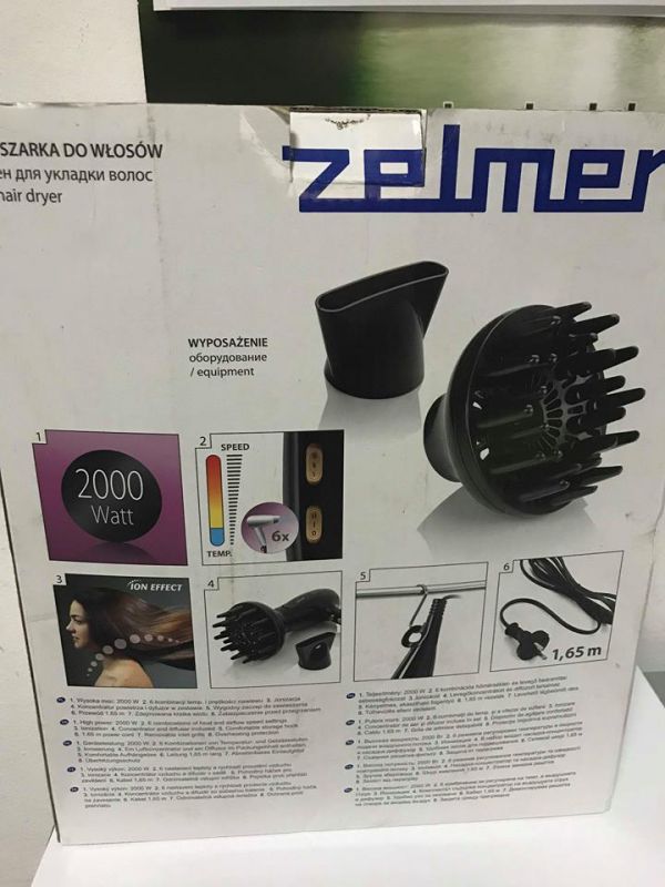 SUSZARKA ZELMER ZHD1600