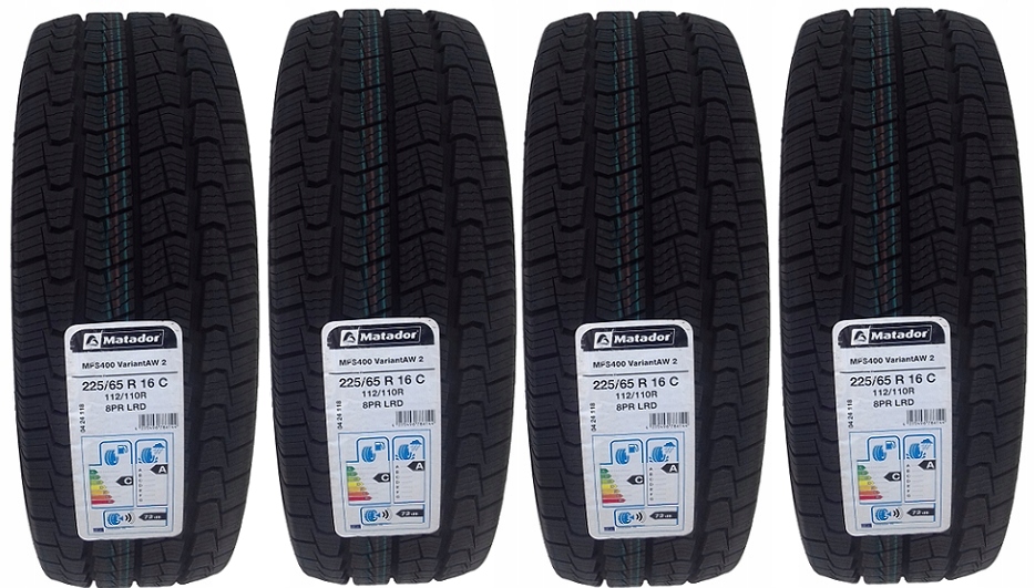 4x 225/65 R16C NOWE opony całoroczne MATADOR M+S - 7523691693 ...