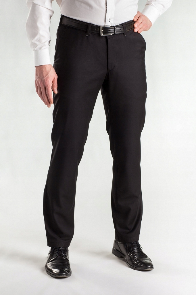 _M&S_Fajne eleganckie czarne spodnie _R.34/31_