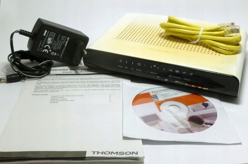 ROUTER THOMSON TWG870 WIFI PUDEŁKO ZASILACZ