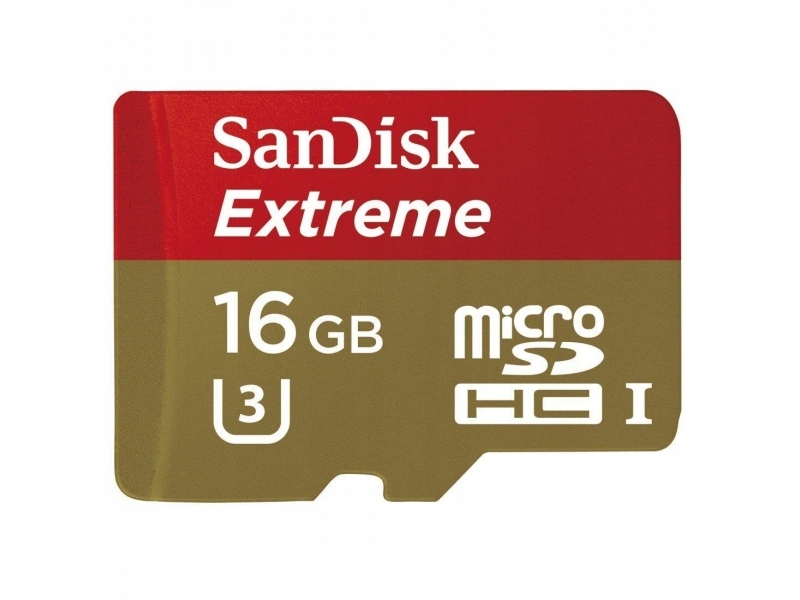 KARTA PAMIĘCI SANDISK EXTREME 16GB