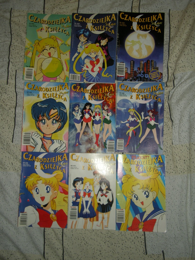 Komiksy Czarodziejka z Księżyca Sailor Moon 15 szt