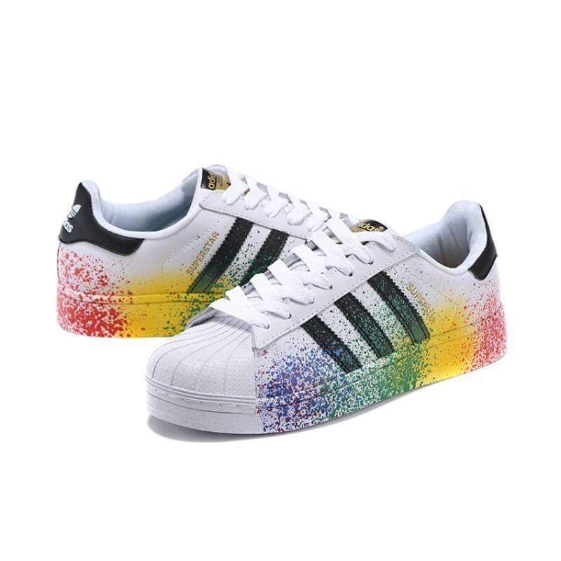 Adidas superstar rainbow 38 hotsell