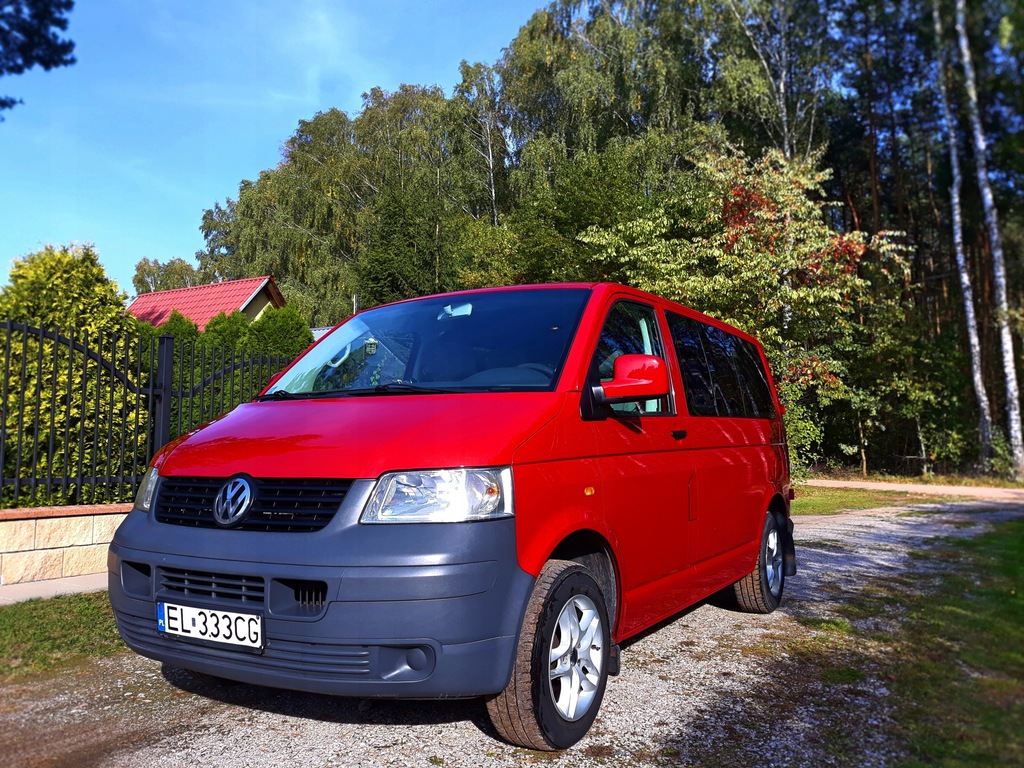 VW Transporter T5 2.5TDI 6os bogate wyposażenie