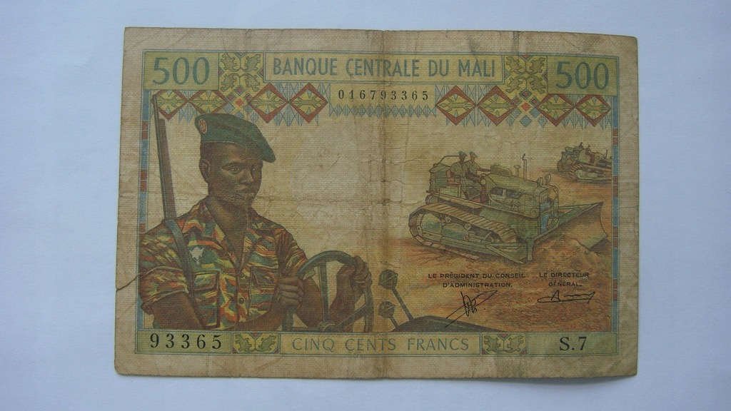 Mali 500 franków