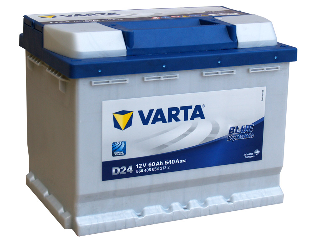 Akumulator VARTA BLUE DYNAMIC D24 60Ah/540A - 7526237737 - oficjalne ...