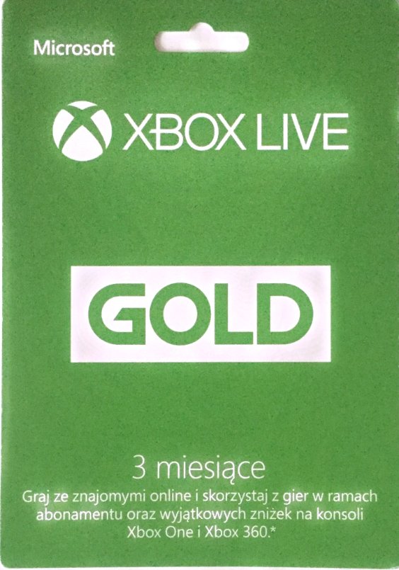 XBOX LIVE GOLD 3 miesiące 3M najtaniej na Allegro