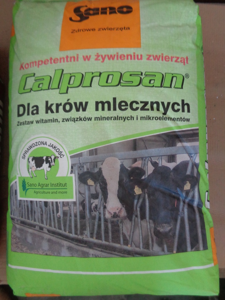 Calprosan Witaminy Dla Bydła Krów Sano 25kg No Gmo