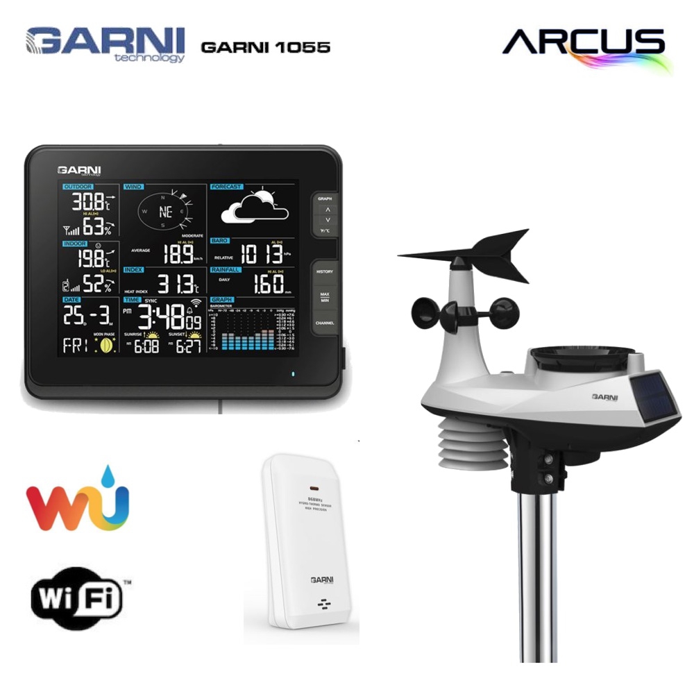 Garni 1055 stacja pogody bezprzew. on-line WiFI