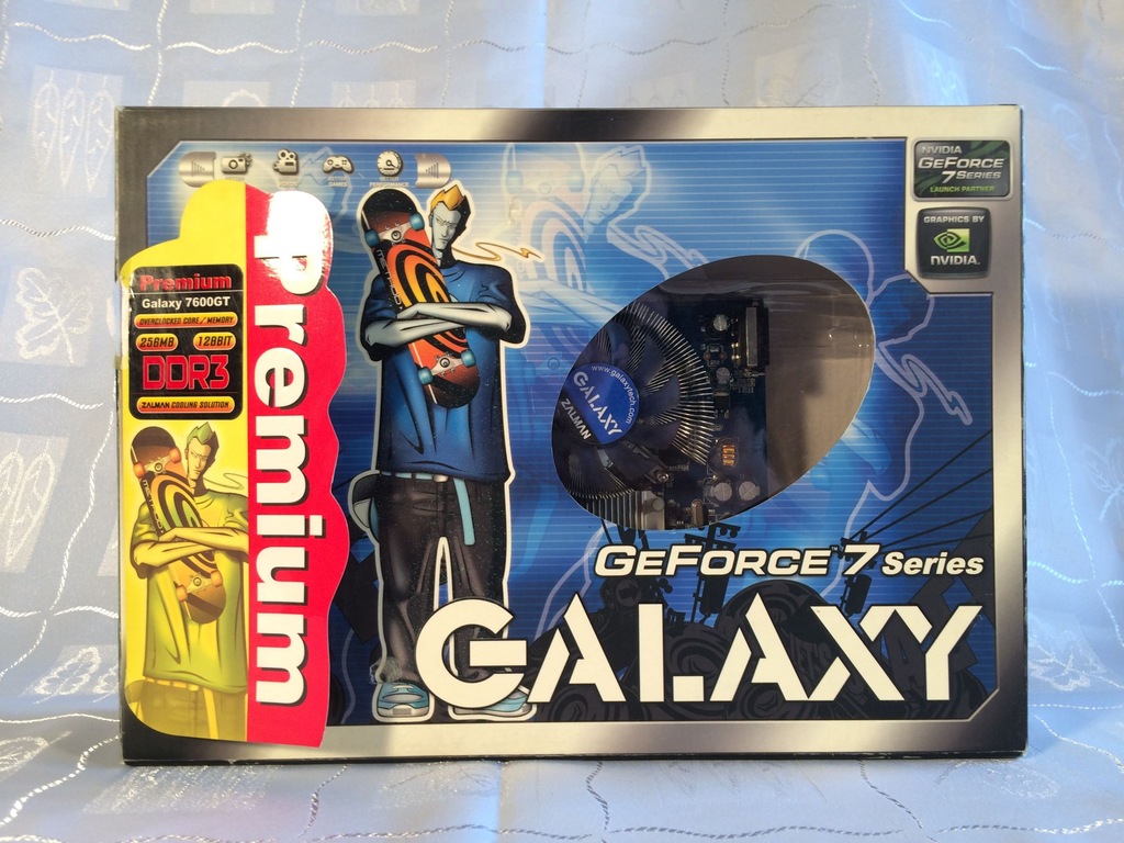 GeForce 7600 GT 256MB DDR3/128bit AGP Galaxy