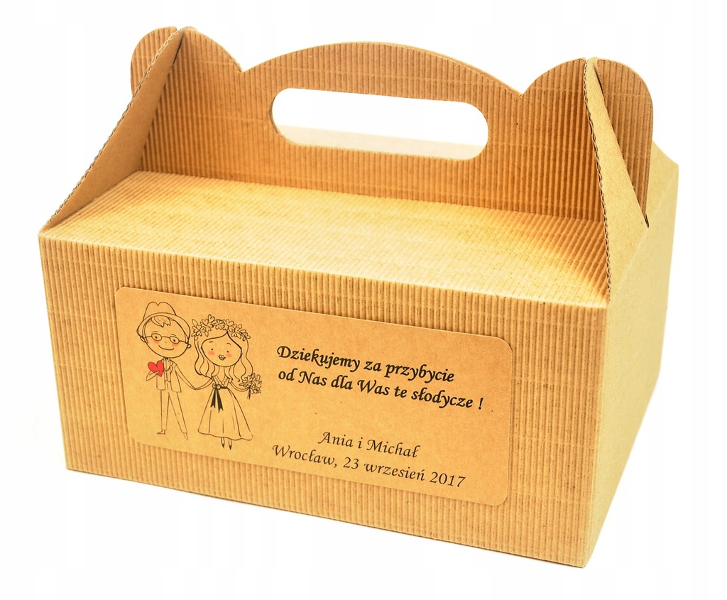 Pudełko na ciasto z Twoim nadrukiem personalizacja