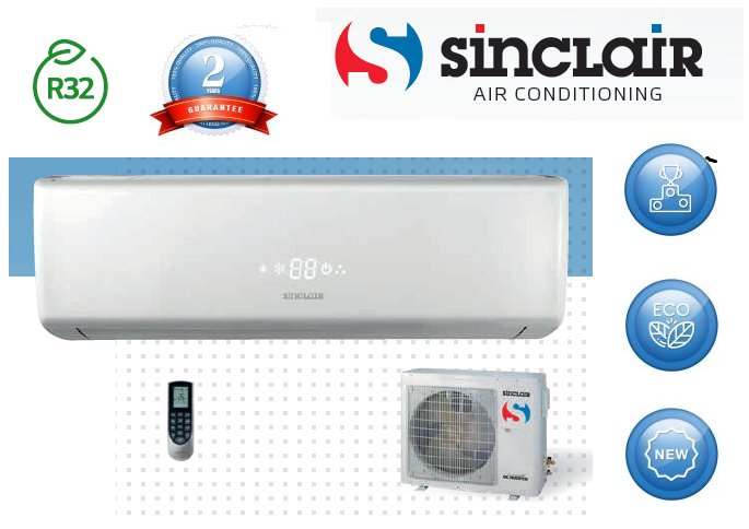 Klimatyzator ścienny Sinclair 4,6kW ASH-18BIV 2018