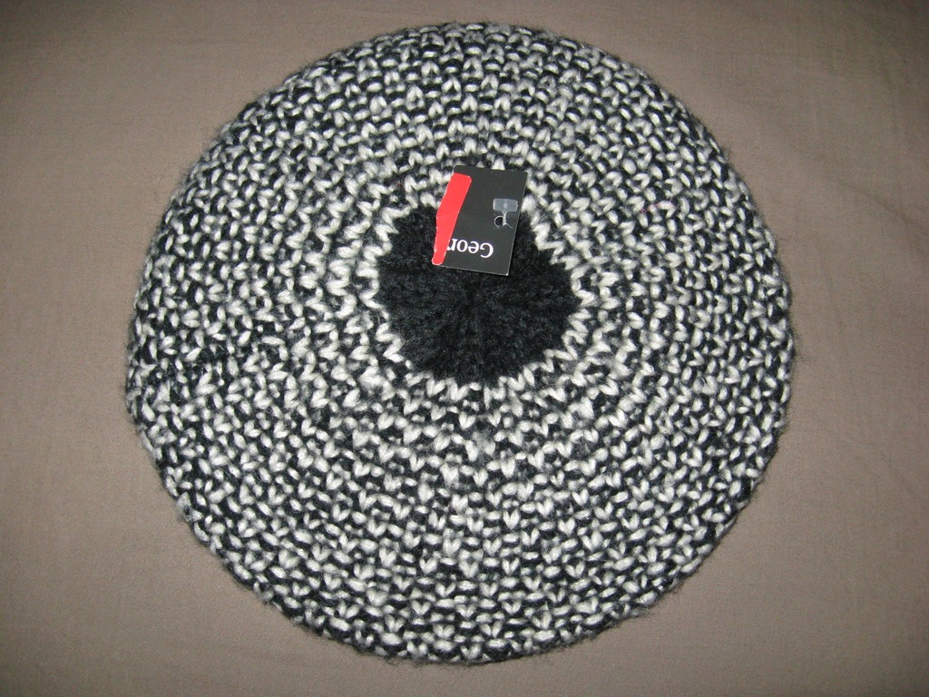 GEORGE uroczy wiosenny beret berecik rozm.54-56