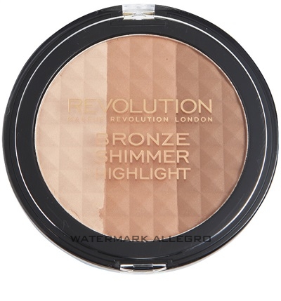 Makeup Revolution bronze shimmer highlight bronzer