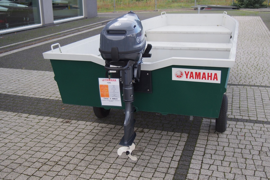 PŁASKODENNA ŁÓDŹ RZECZNA ALUMINIOWA PLUS SILNIK