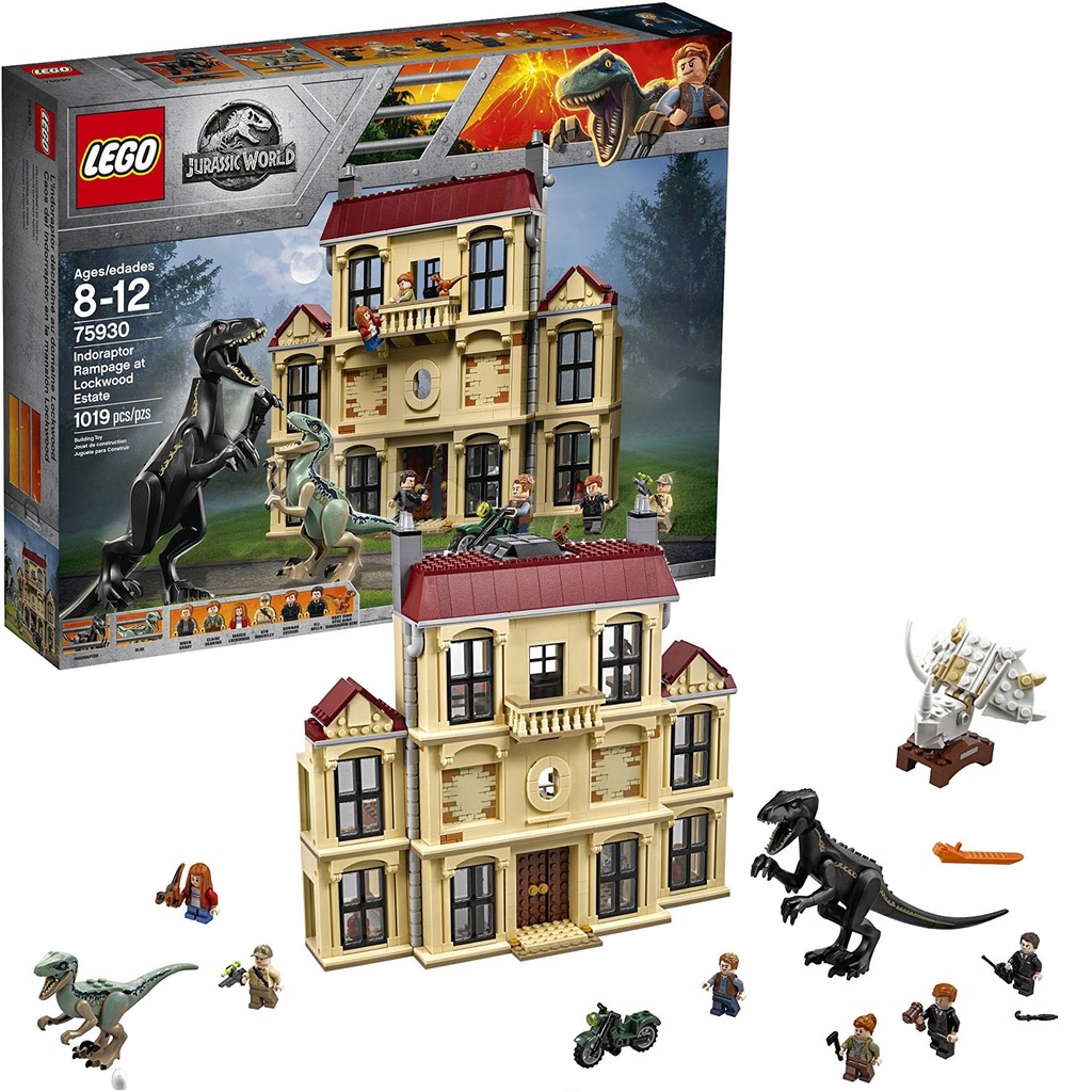 LEGO 75930 Jurassic World Atak Indoraptora, Nowy!