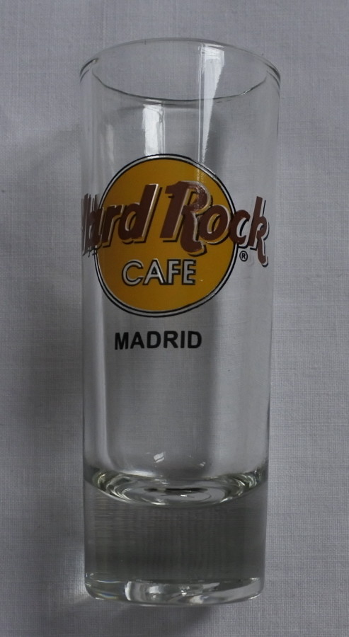 HARD ROCK CAFE - Madrid – oryginalny kieliszek