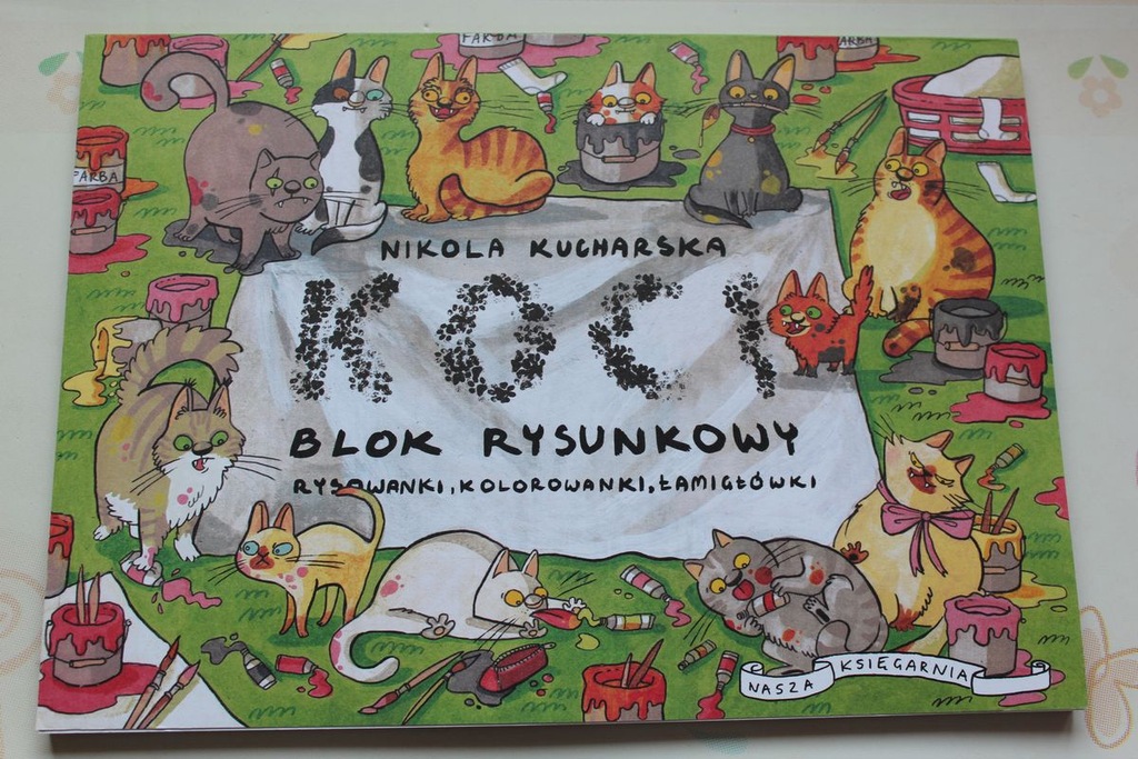 Opowiem Ci mamo, co robią koty Koci blok rysunkowy