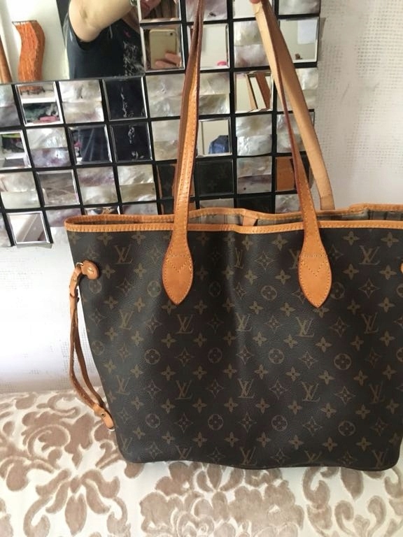 Torebka LOUIS VUITTON NEVERFULL MONOGRAM - 7557885416 - oficjalne archiwum  Allegro