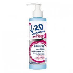 Under20 ANTI ACNE INTENSE aktywny żel,200ml,APTEKA