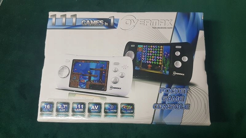 MINI KONSOLA OVERMAX 111 GAMES IN 1