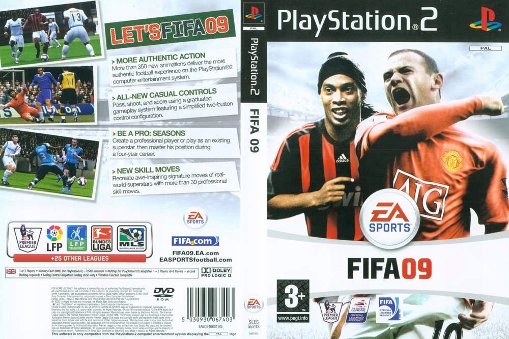 Fifa 09 hot sale ps2