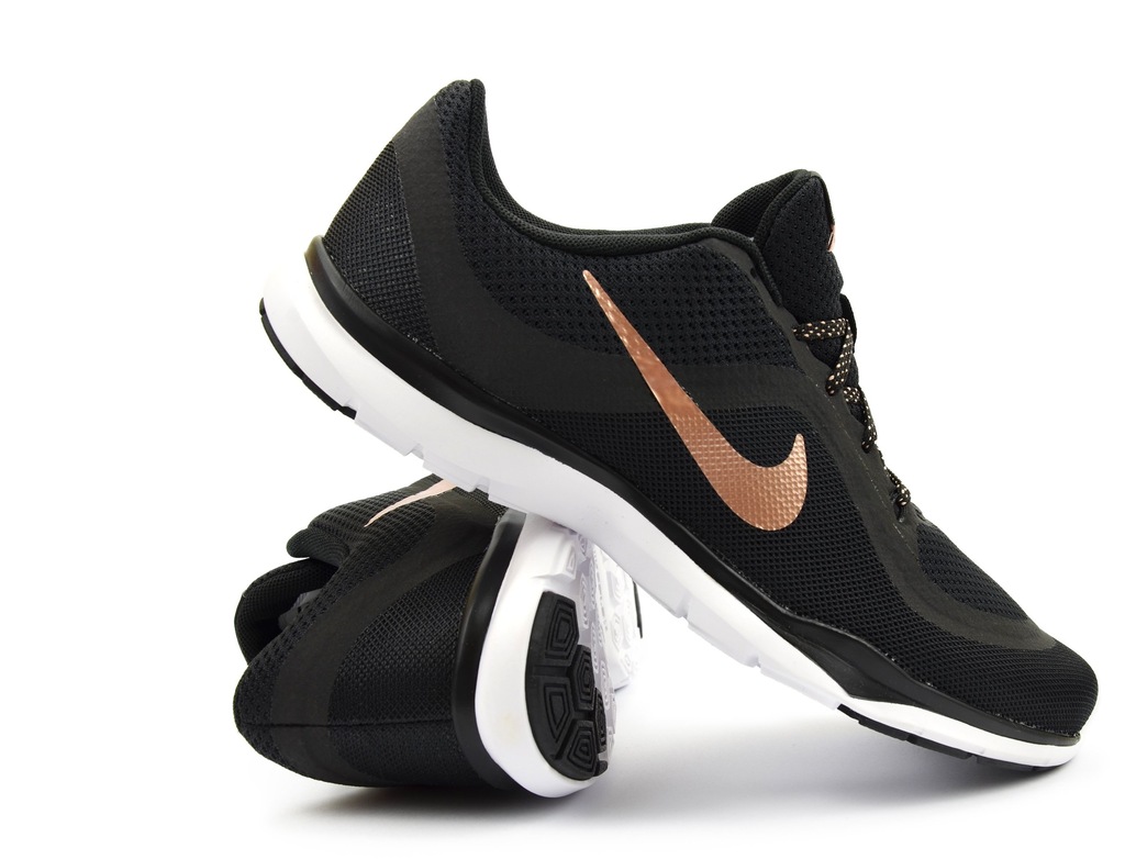 BUTY Damskie NIKE FlexTrainer r.37,5 czarno-złote
