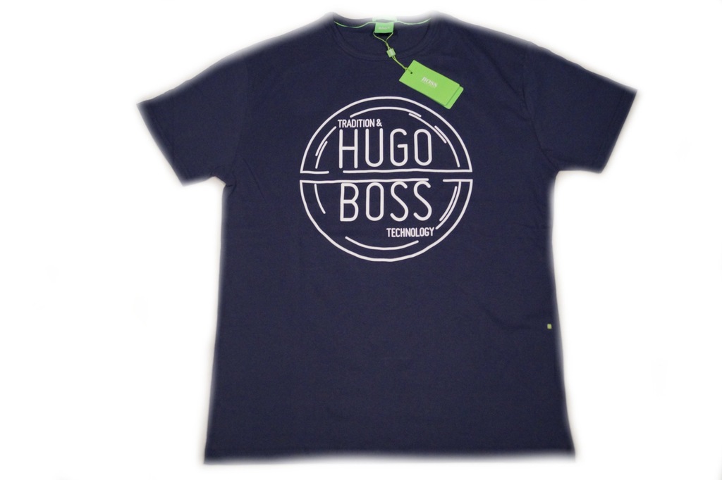 HUGO BOSS T-Shirt Męski GRANATOWY Roz: L