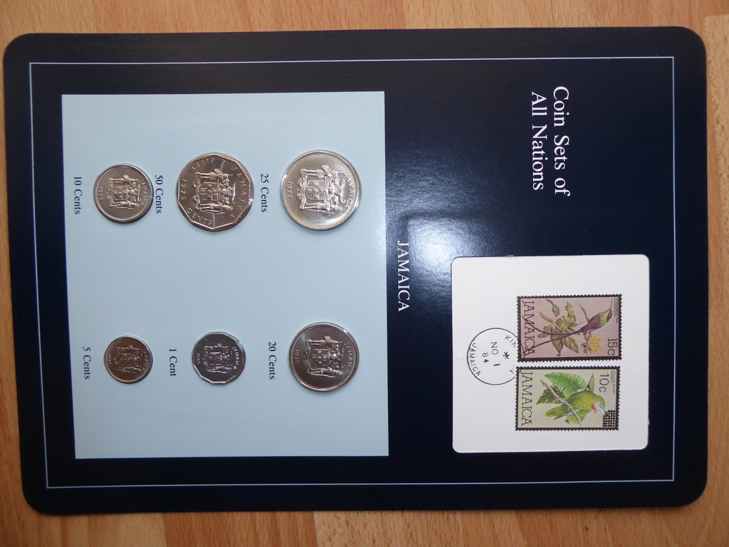 Jamaika zestaw monet w org. kartonie - 579