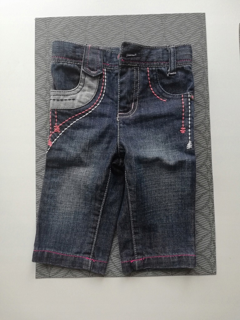 spodnie jeansy dla dziewczynki reserved r.68