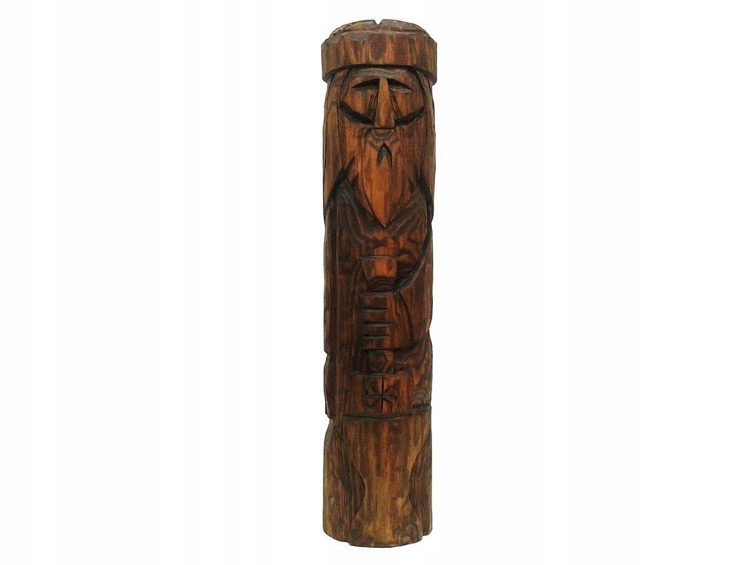 SWARÓG - SŁOWIAŃSKI BÓG - Figurka z drewna 24cm