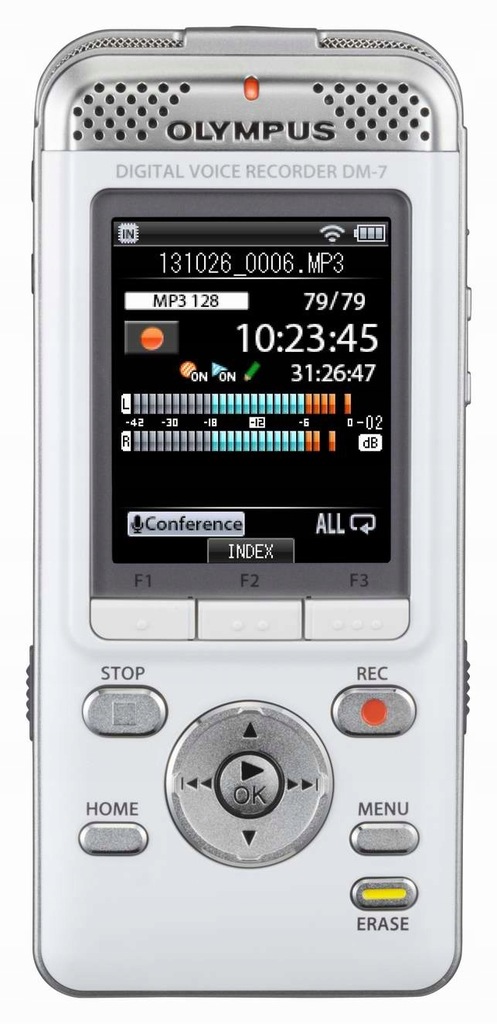 Olympus DM-7, nowy - wysokiej klasy dyktafon