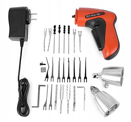 LOCK PICK GUN Zestaw do awaryjnego otwierania drzw