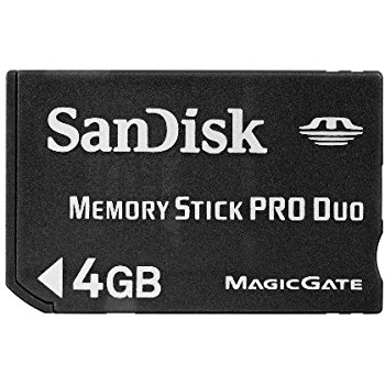 MEMORY STICK PRO- DUO SONY SANDISK  4GB