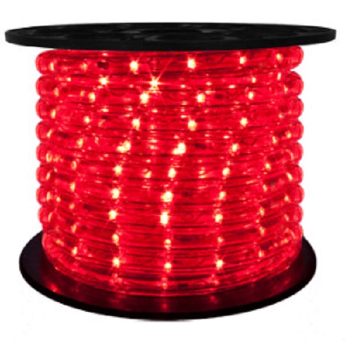 WĄŻ LED ZEWNĘTRZNY CZERWONY 3-ŻYŁOWY 1m/36led