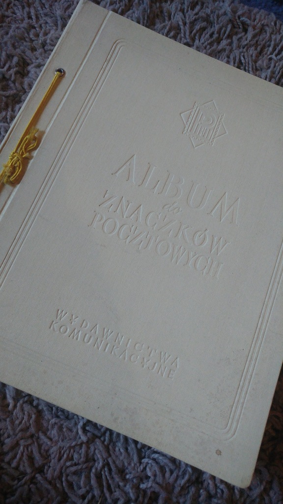 Album do znaczków pocztowych z poddrukiem 1955