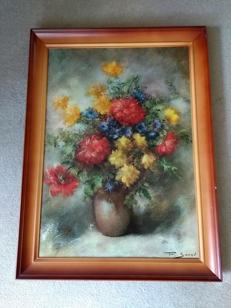 OBRAZ KWIATY - P. SOREL