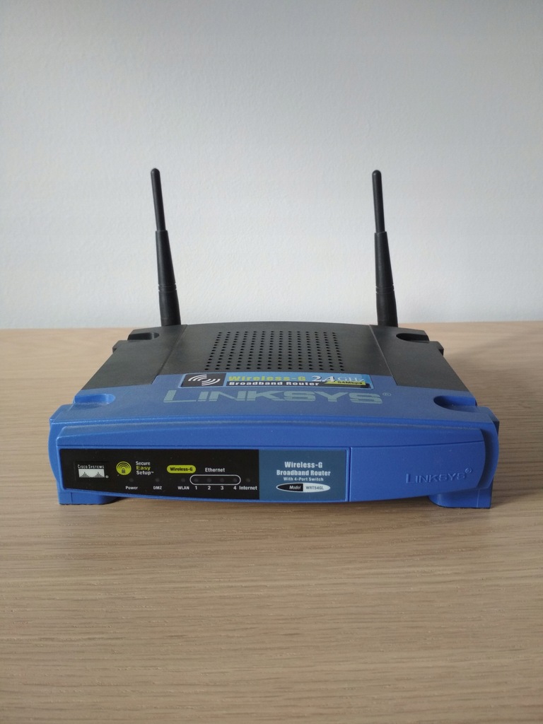 Kultowy Router CISCO Linksys WRT54GL v1.1