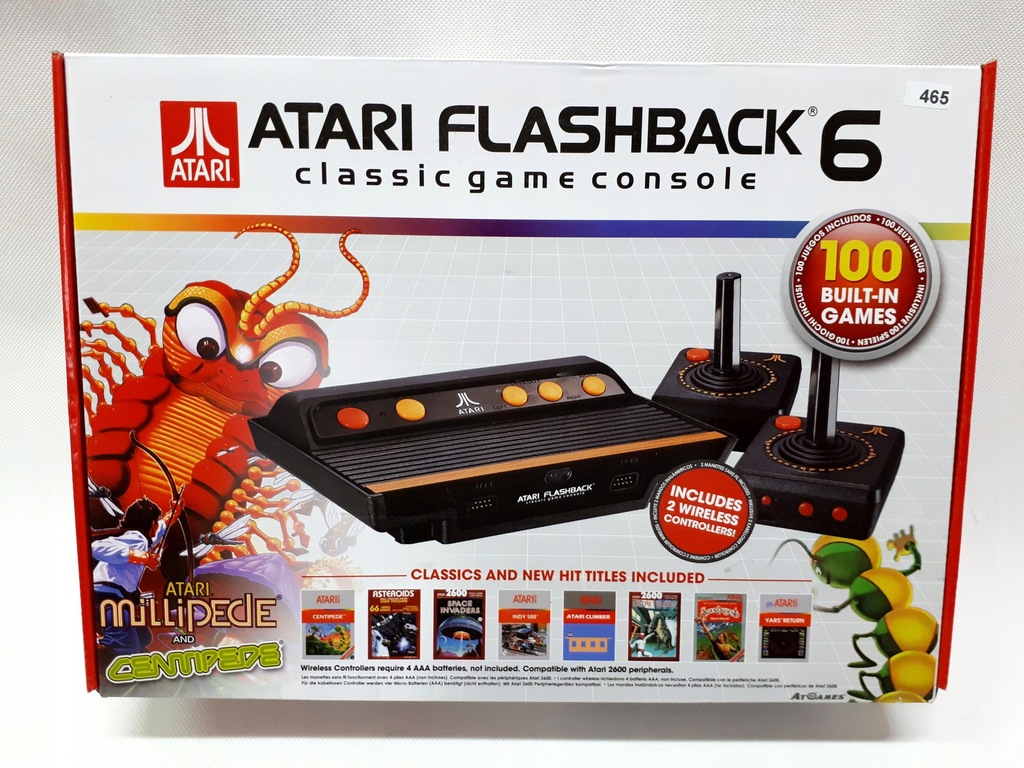 914 Konsola Atari Flashback 6 100 gier 2 pady