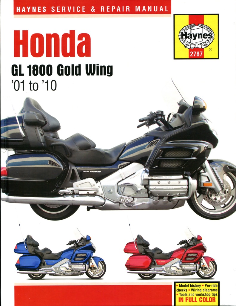 HONDA GL1800 GOLD WING (20012010) instrukcja na