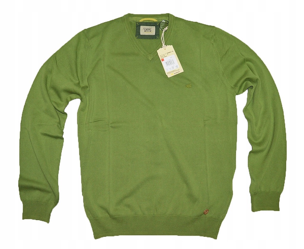 CAMEL ACTIVE malinowy sweter V-NECK 344005/73 XXL