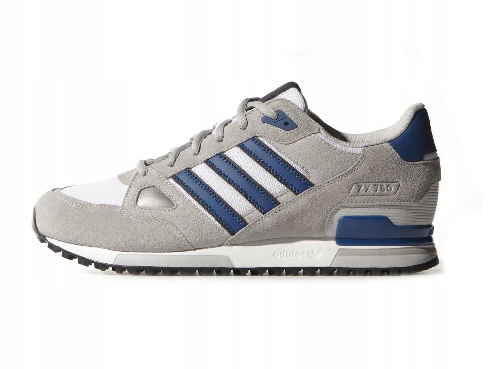 buty damskie Adidas ZX 750 szare skóra - 7398085338 - oficjalne archiwum  Allegro