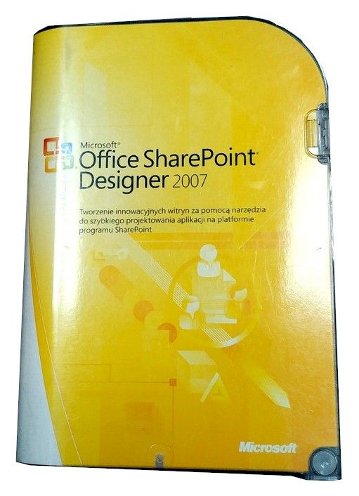 Office 2007 SharePoint Designer FrontPage BOX PL