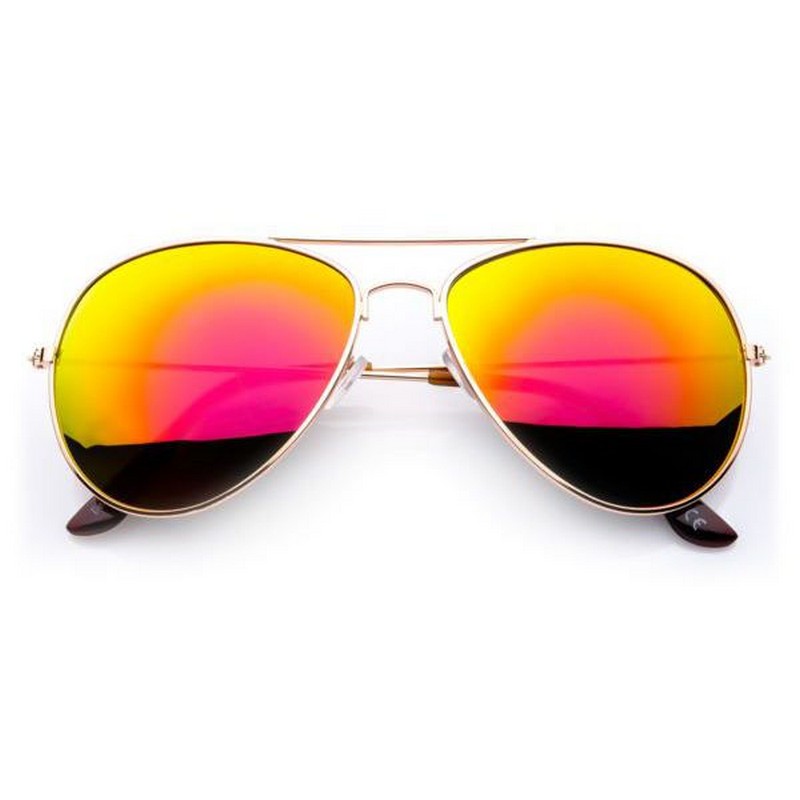 Okulary AVIATOR LUSTRZANKI pilotki srebrne AR-7