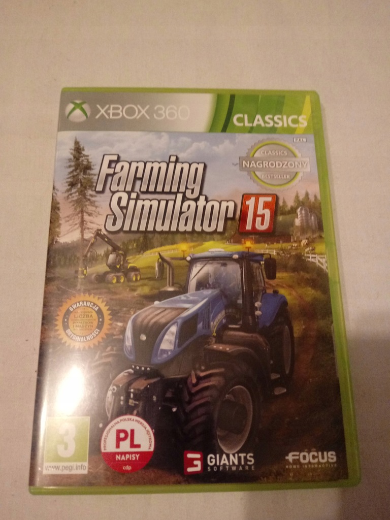 Farming Simulator 15 PL XBOX360 cd bdb okazja