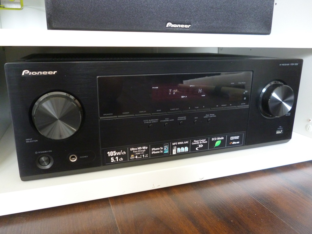 PIONEER AMPLITUNER VSX-329K GŁOŚNIKI S-ESR2TB ŁÓDŹ